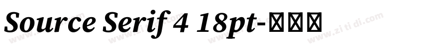 Source Serif 4 18pt字体转换